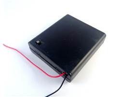 Battery holder 4xAA Cell with a switch